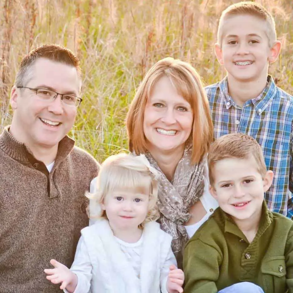 Jill McEldowney and Family from The Curriculum Corner where teachers can find free resources for their classroom