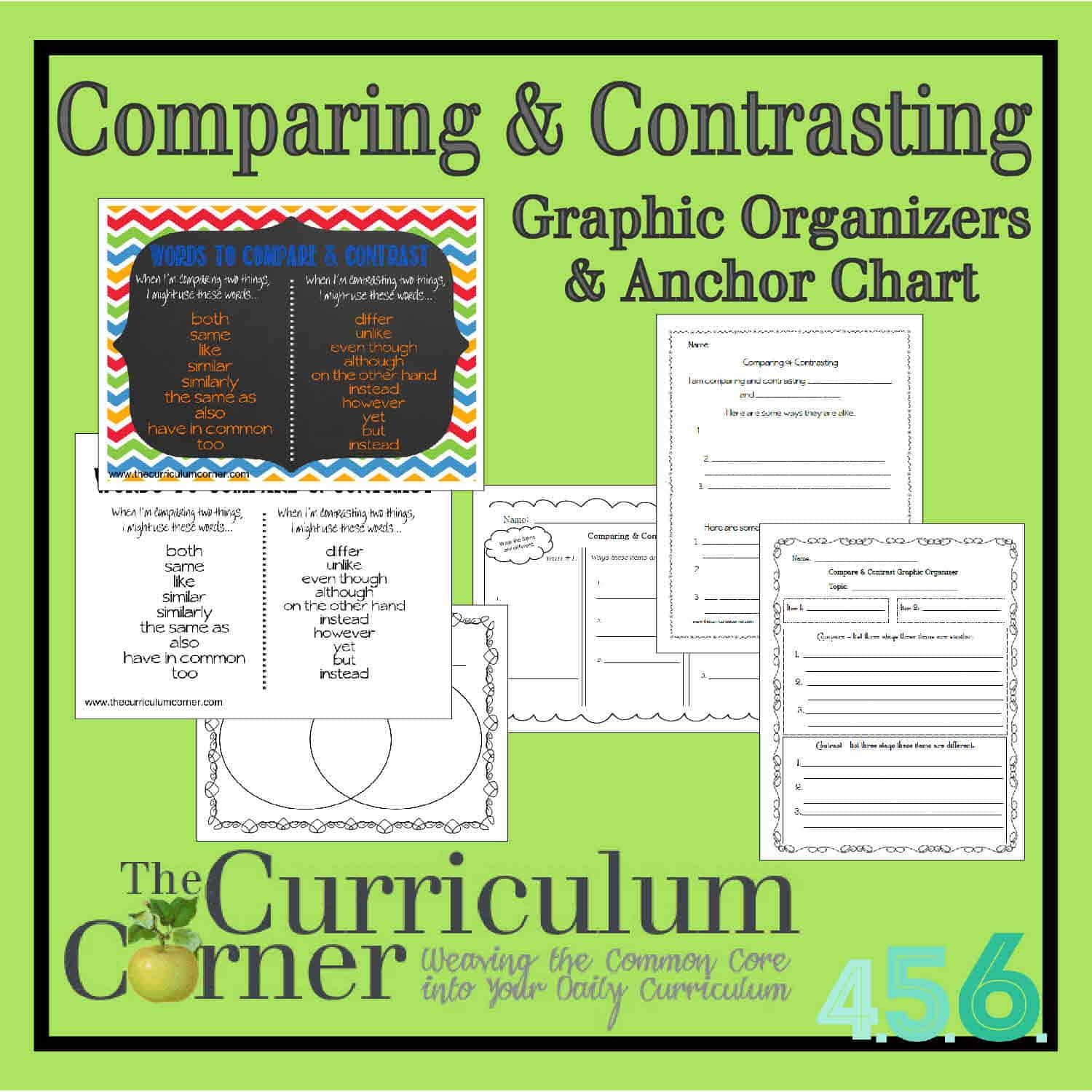 Sixth grade compare and contrast essay