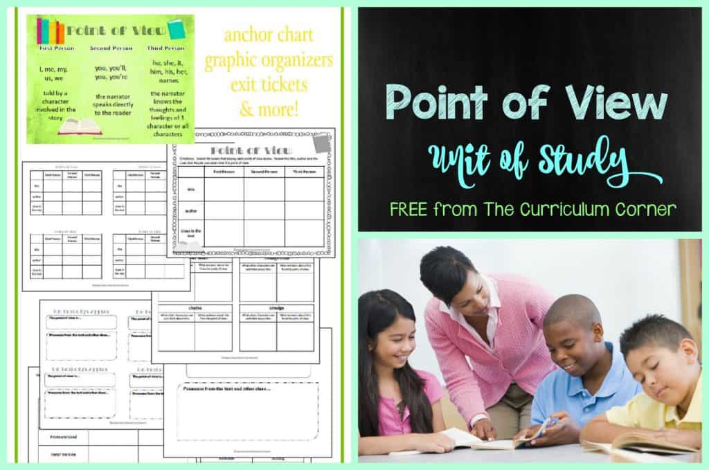 Point of View MiniUnit The Curriculum Corner 456