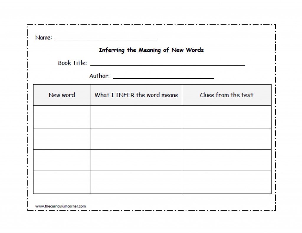 Inference Chart