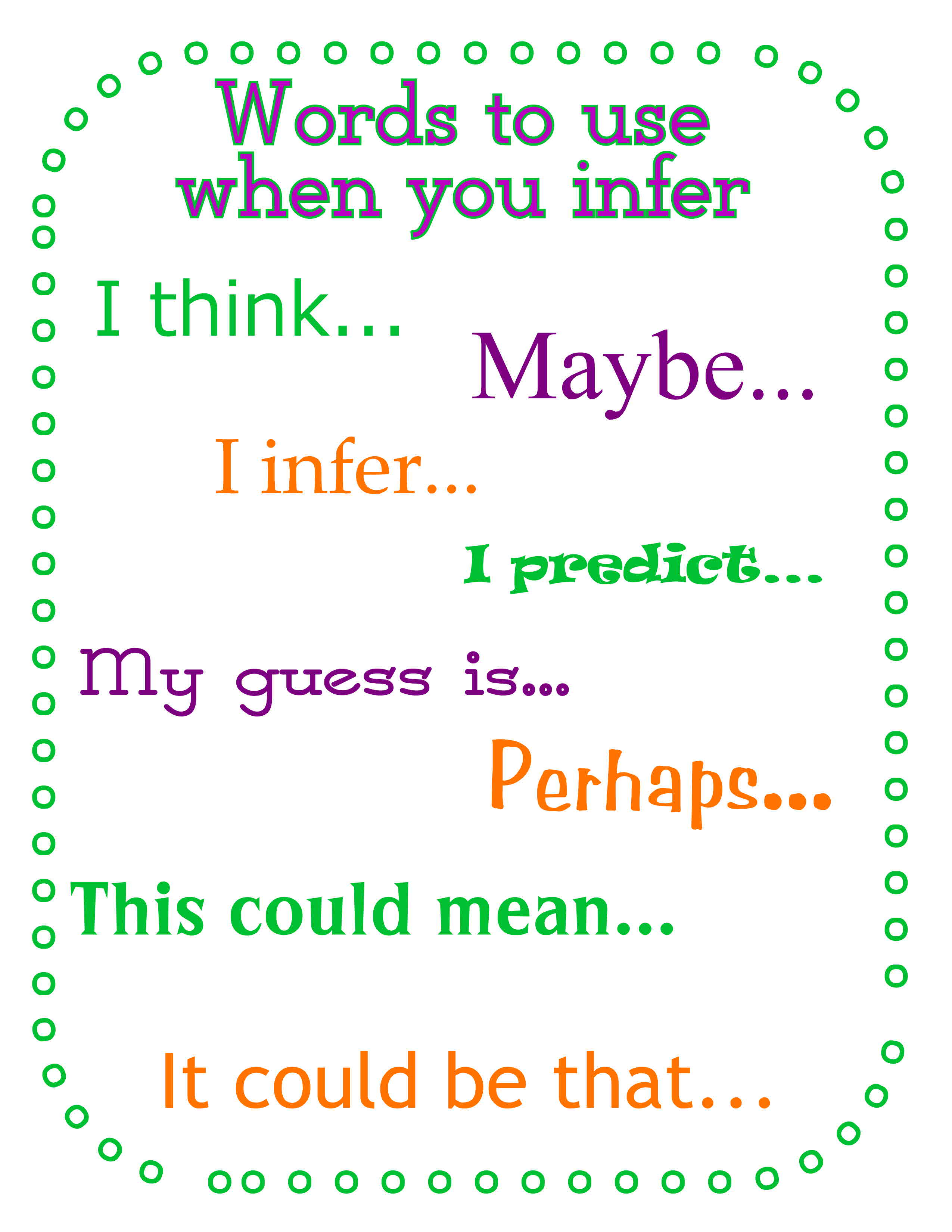 Inferring From Photo Prompts The Curriculum Corner 123