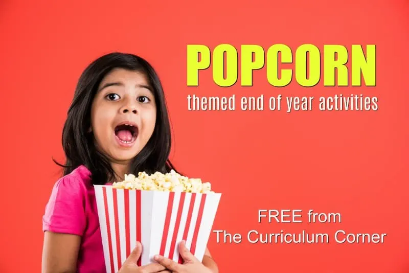 Take a look at our popcorn end of the year activities! Includes math, word work & more!
