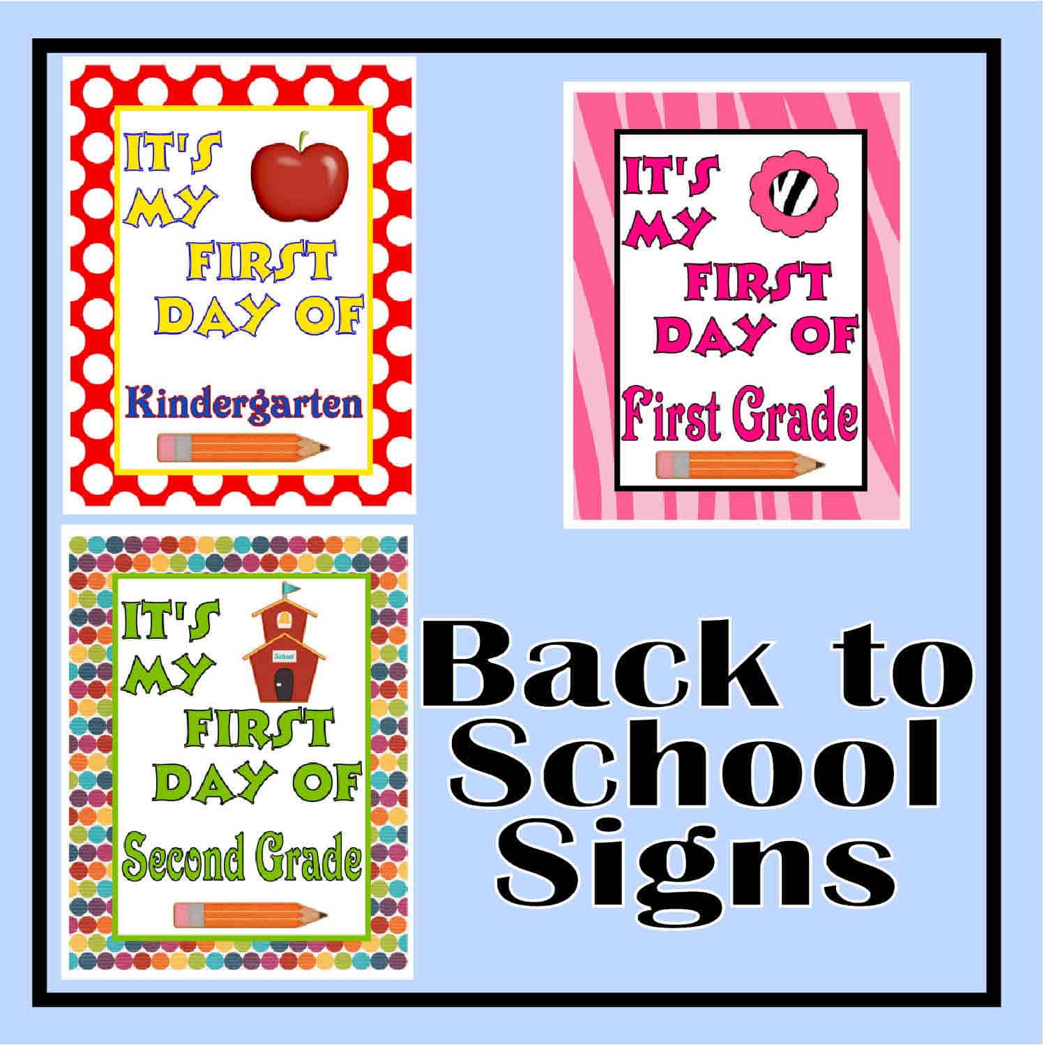 Initially Working day of University Indicators - The Curriculum Corner 123 image regarding First Day of Second Grade Printable Sign titled 1st Working day of Higher education Signs or symptoms - The Curriculum Corner 123