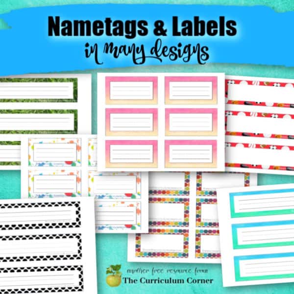 Desk Name & Classroom Labels - The Curriculum 123