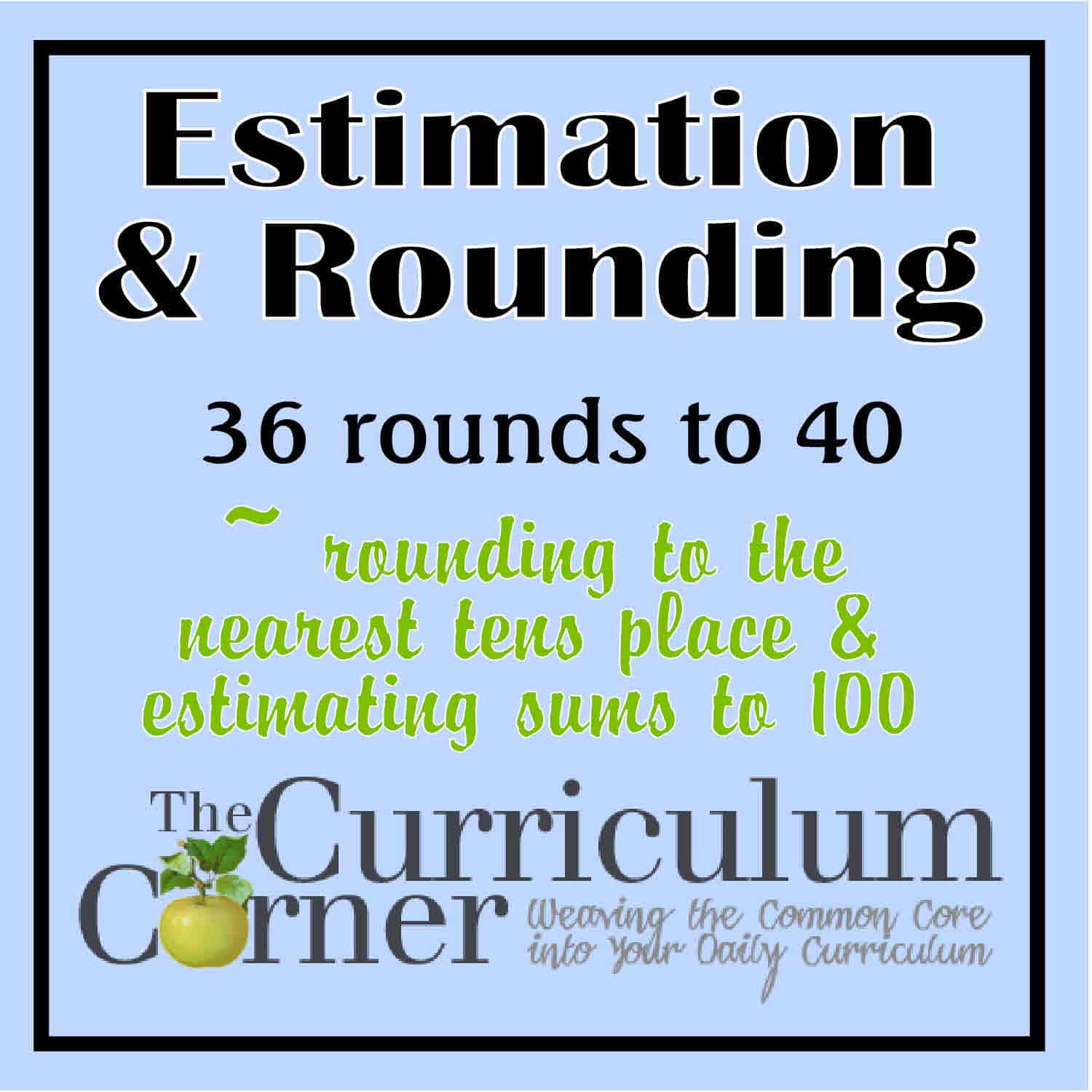 estimatingtitle - The Curriculum Corner 123