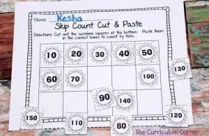 FREE Skip Counting by 2s, 5s and 10s Resources from The Curriculum Corner 6