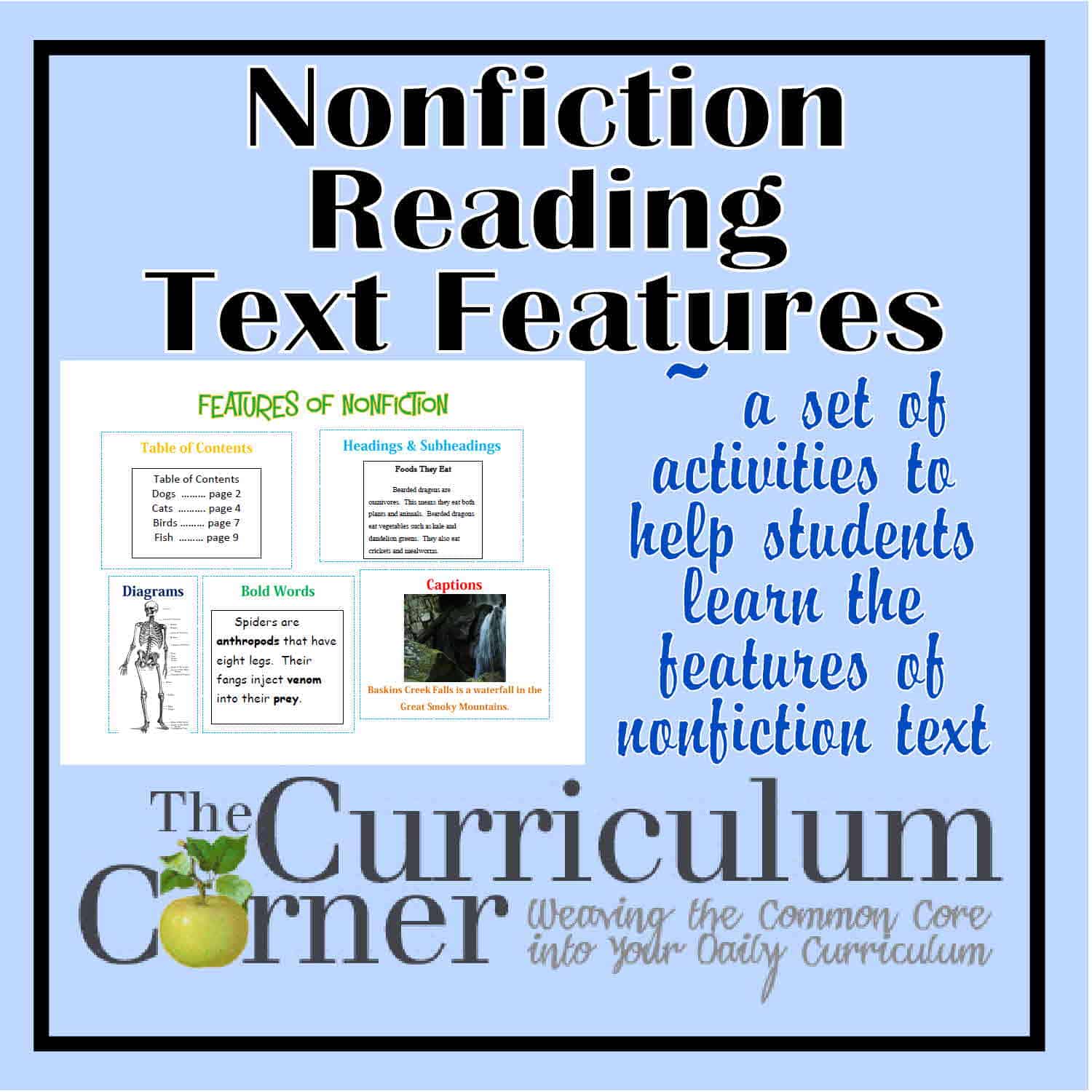 Informational text archives page 4 of 6 the curriculum corner 123