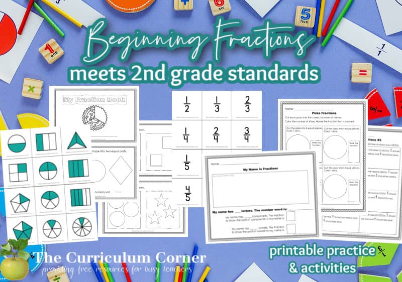 beginning-fractions-for-second-grade-the-curriculum-corner-123