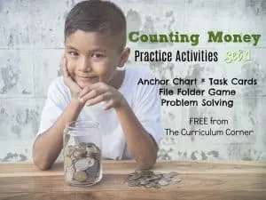 We've created an assortment of counting money activities to help you give your students get more money counting practice in the classroom.