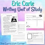 This free writing workshop unit of study focuses on using Eric Carle as a mentor author. Created by The Curriculum Corner
