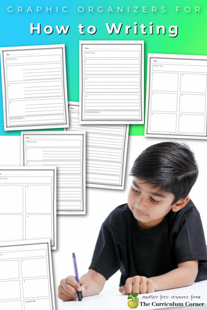  Download this set of graphic organizers for how to writing to help your writers during writers' workshop.