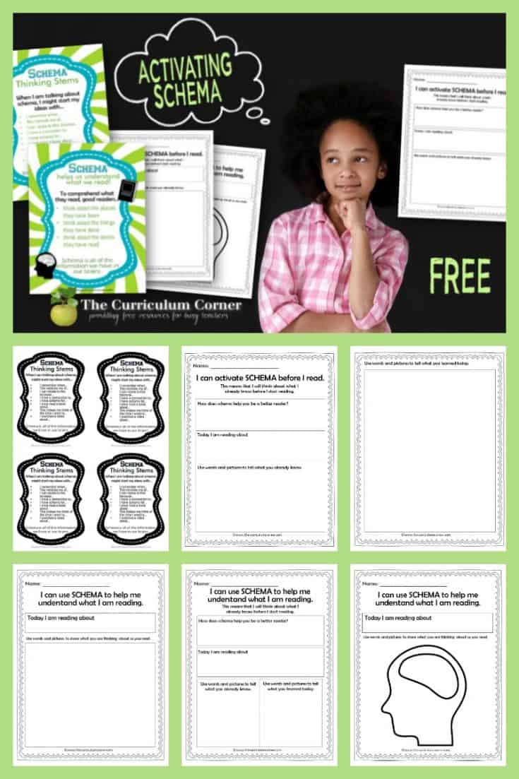 Activating Schema - The Curriculum Corner 123