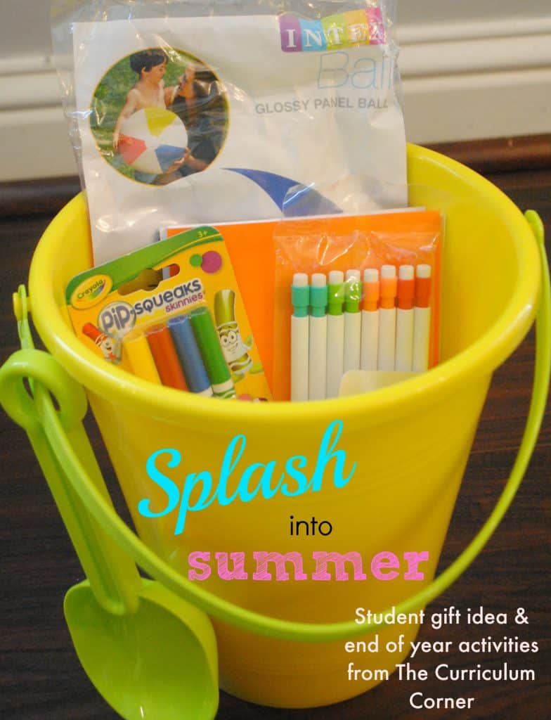 Splash into Summer student gift idea & end of the year activities, centers & more by The Curriculum Corner