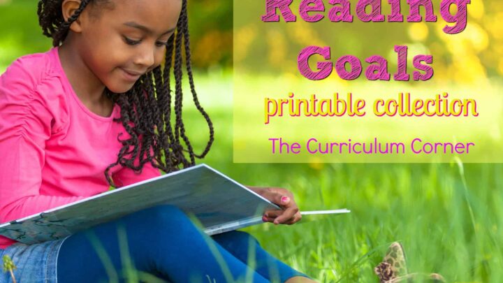 FREE Summer Reading Goals Printables from The Curriculum Corner