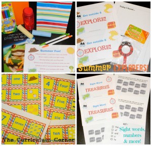 Summer Explorers Kit for Summer Fry Words, Number Cards & More