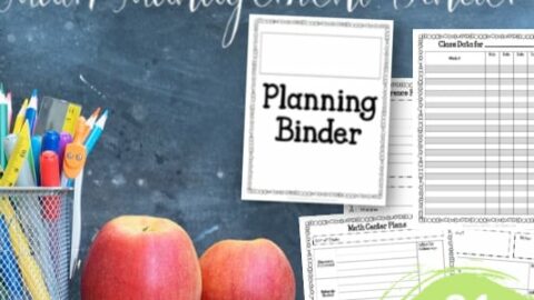Image for Editable Math Management Binder