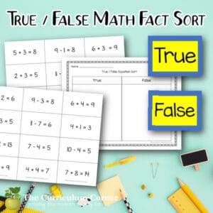 Math Facts Archives - The Curriculum Corner 123