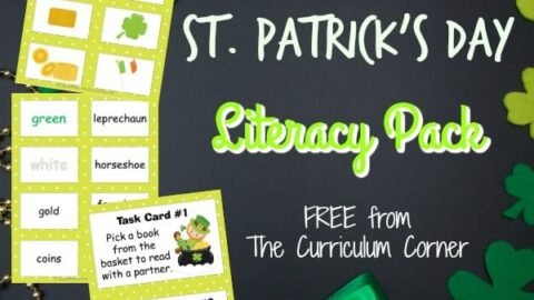 FREE St. Patrick's Day Word Work Set from The Curriculum Corner