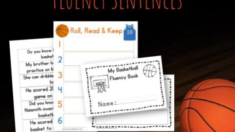 Image for Basketball Fluency Sentences