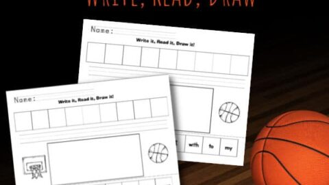 Image for Basketball Themed Write! Read! Draw!