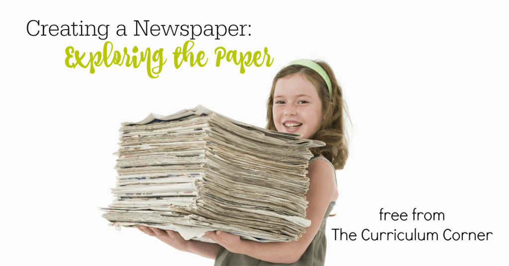 This collection of free resources can be used to help your student writers as they begin exploring newspapers to learn about the important features.