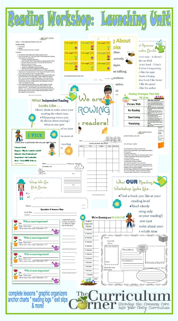 TEACHERS - this is a HUGE find! Complete Reading Launch Unit FREE from The Curriculum Corner | 20 lessons | printables | anchor charts 