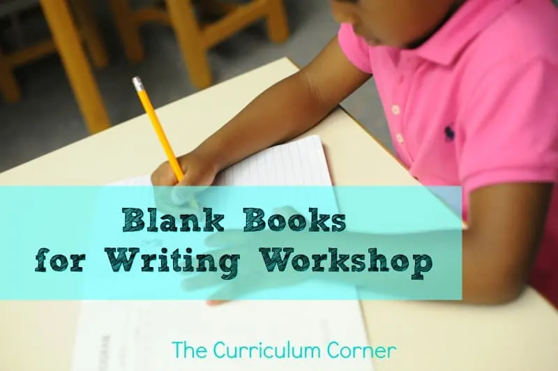 Blank Books & Papers for Writing Workshop - The Curriculum Corner 123