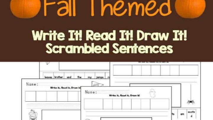 Image for Fall Season Write It! Read It! Draw It!