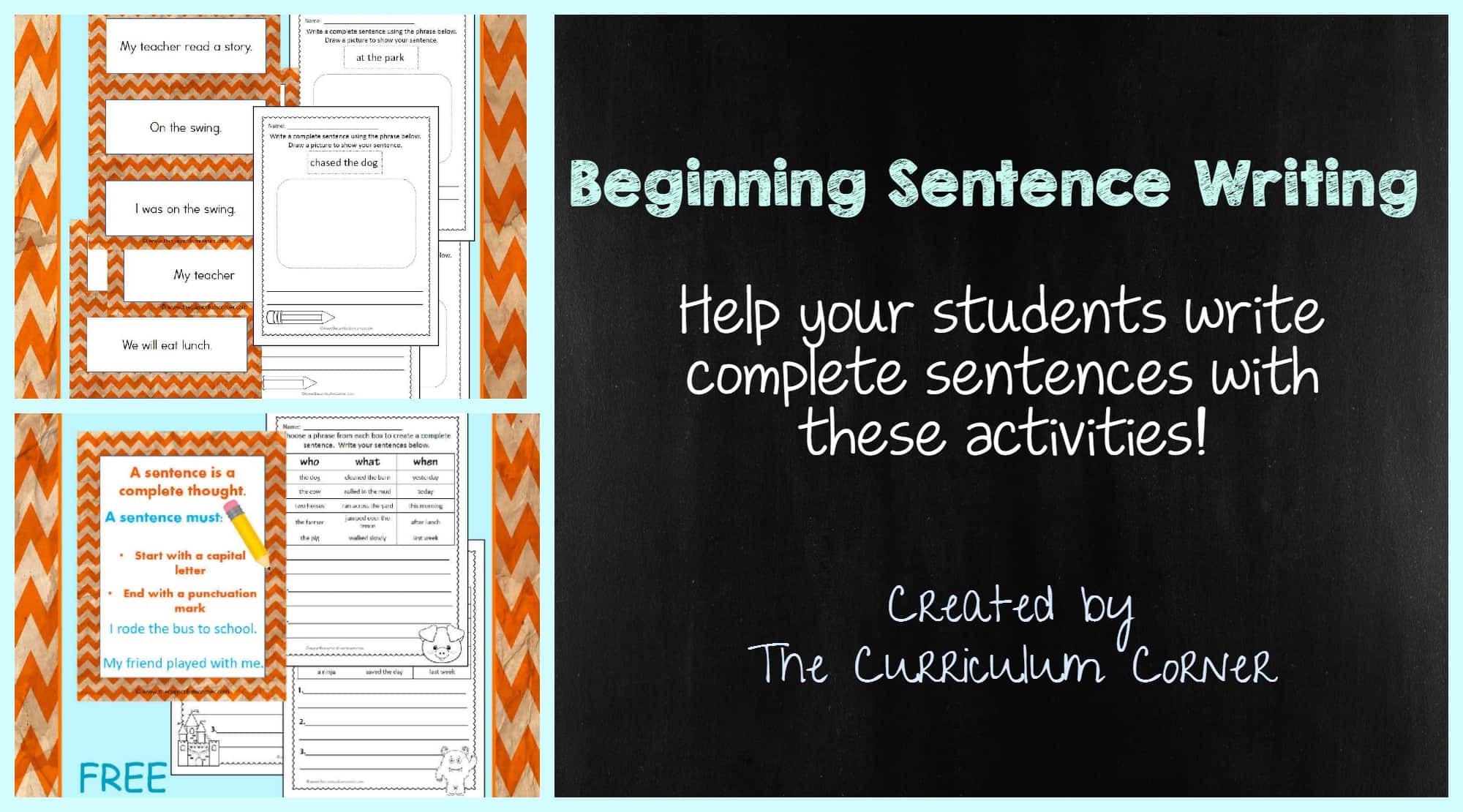 beginning-sentence-writing-the-curriculum-corner-123