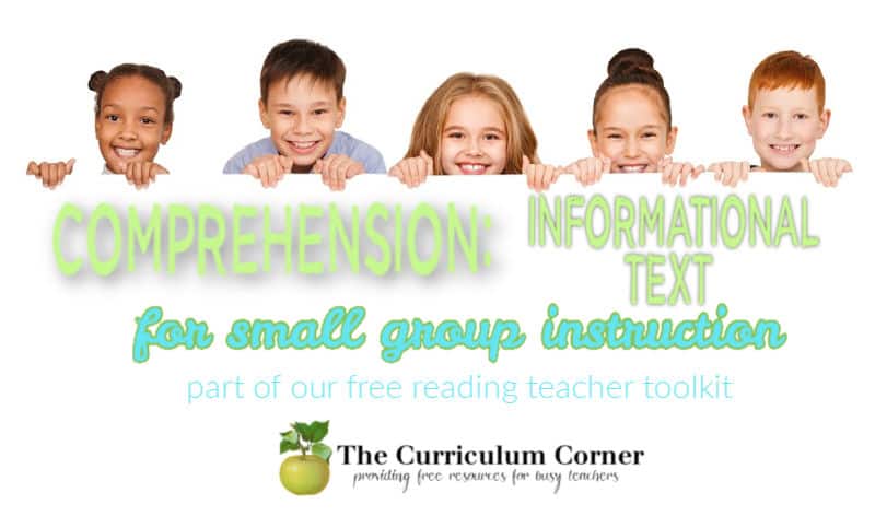 informational text comprehension