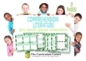literature comprehension activities