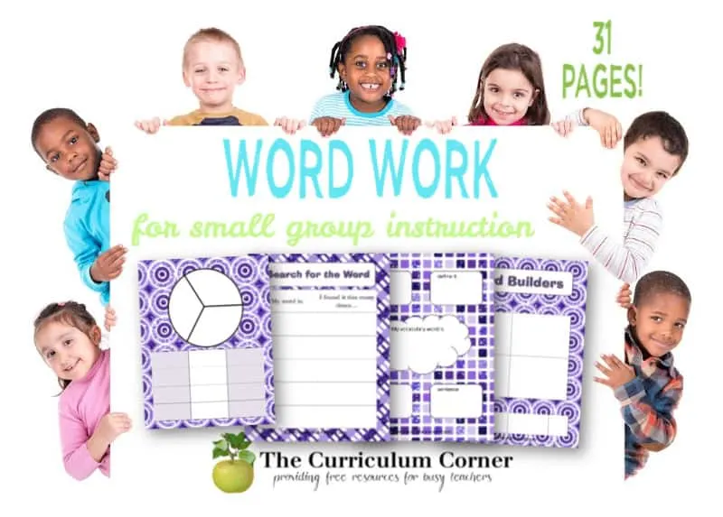 word work activities