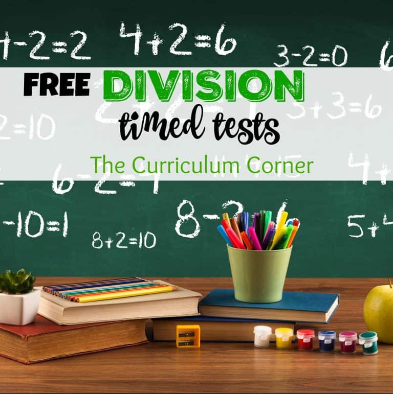 Math - The Curriculum Corner 123