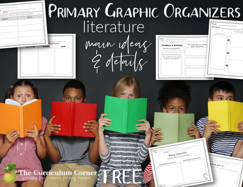 These free literature graphic organizers have been created to meet reading standards for 1st, 2nd and 3rd grades.