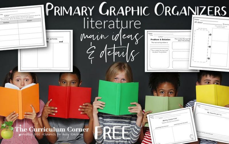 Graphic Organizers for Literature The Curriculum Corner 123