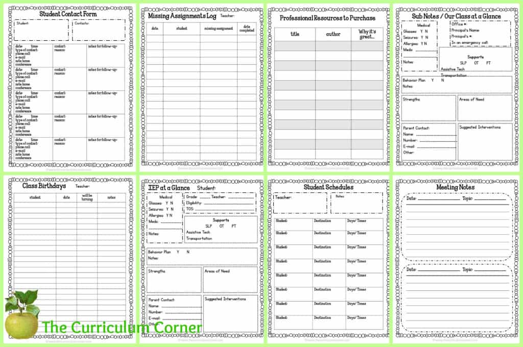 This free, editable teacher planning binder will help you get organized as you head into the new school year!