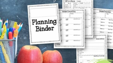 Image for Editable Teacher Planning Binder