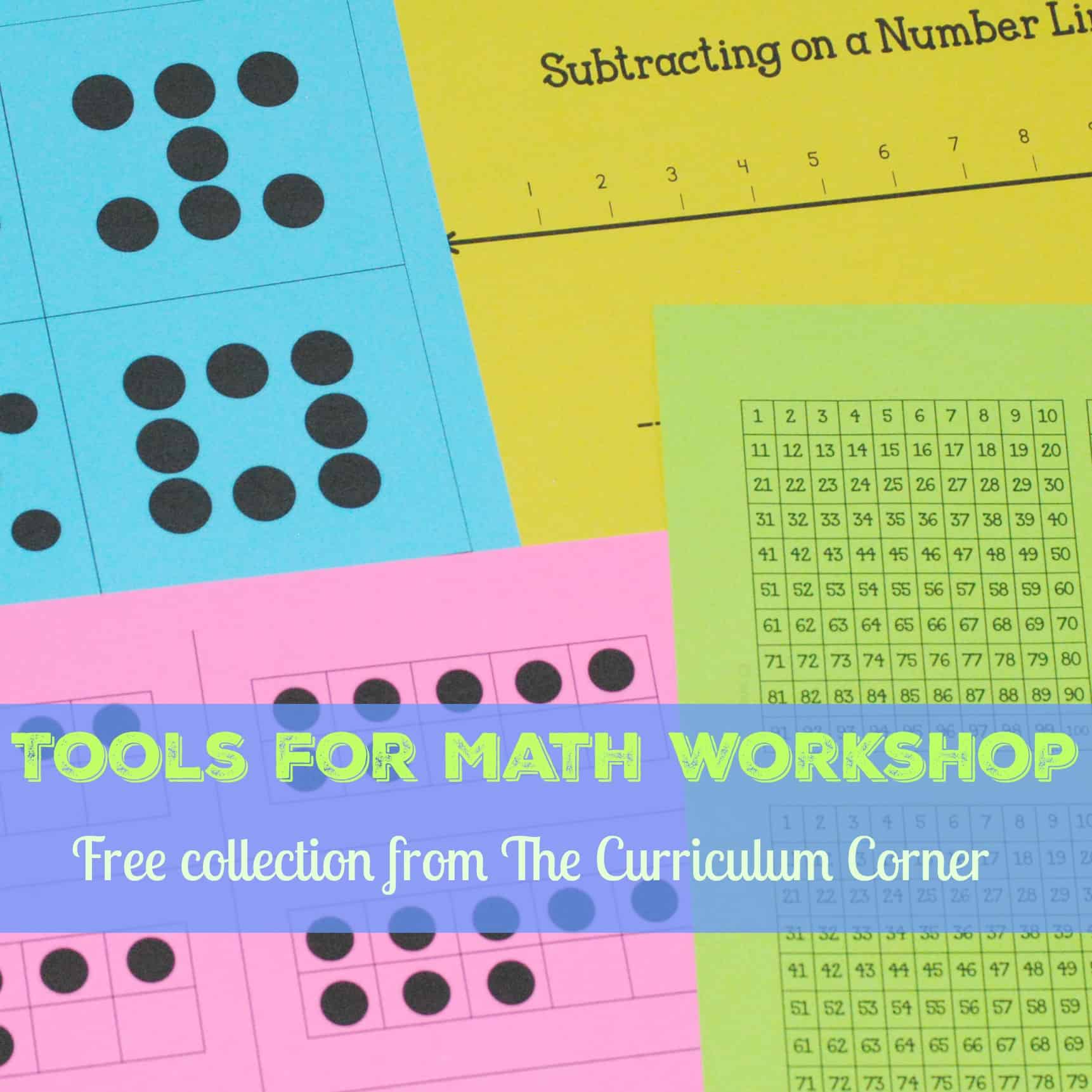 Tools for Math Workshop - The Curriculum Corner 123