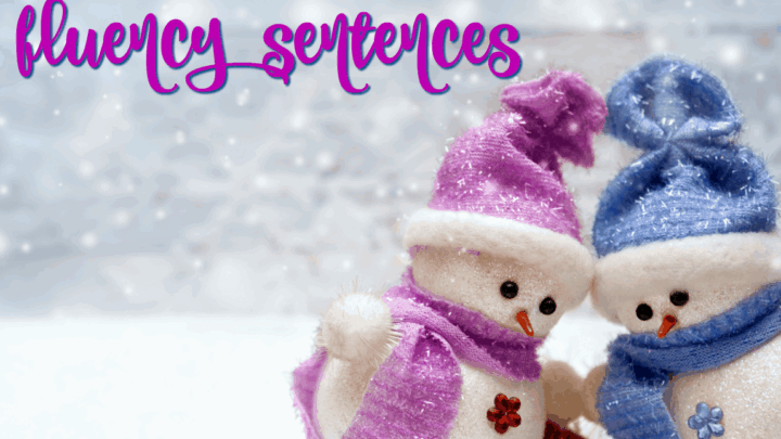 Image for Snowman Fluency Sentences