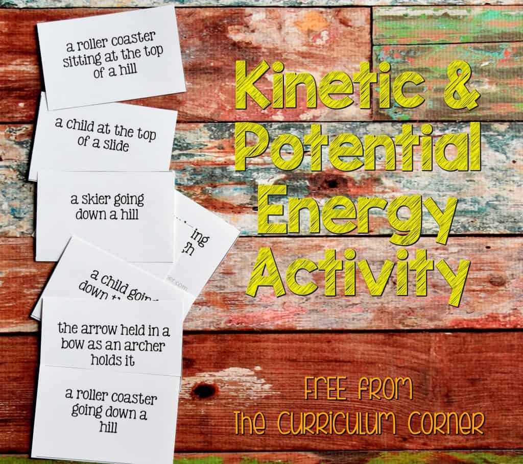 kinetic and potential energy activity