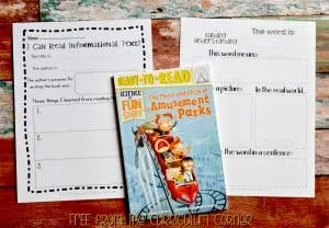 FREE 3rd Grade Sub Plans - perfect for an emergency absence from The Curriculum Corner includes a variety of literacy activities!