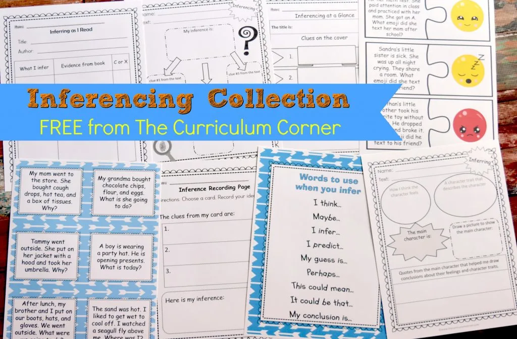 This collection of inferencing activities is meant to help your students understand what inferences are and how to make them!