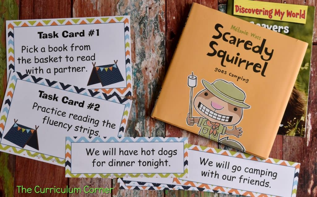 Camping Classroom Theme | FREE Camping Literacy Pack from The Curriculum Corner 3