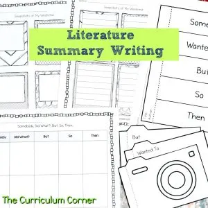 How to Write a Summary Collection free from The Curriculum Corner 5
