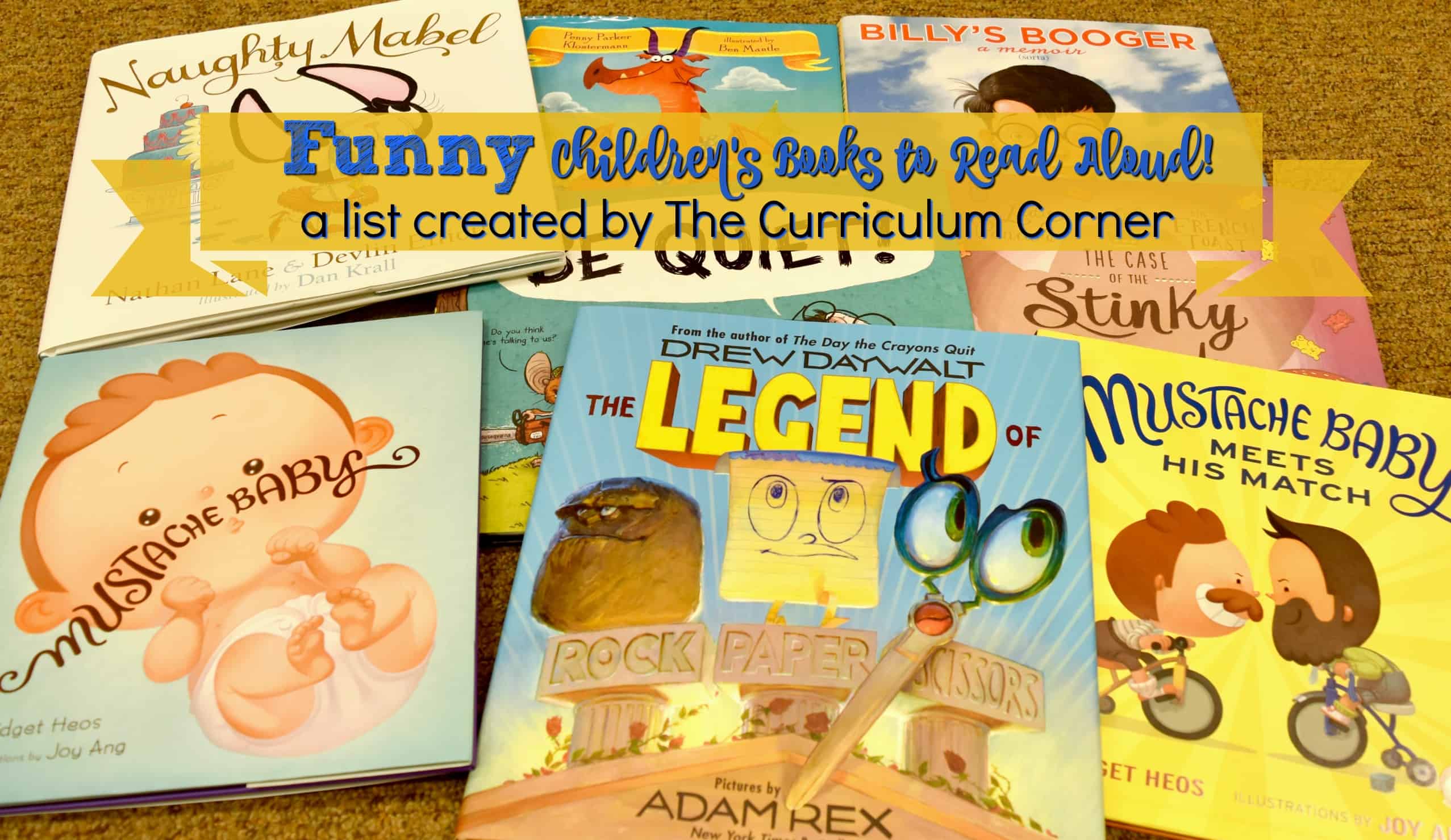 Funny Books for Read Alouds - The Curriculum Corner 123
