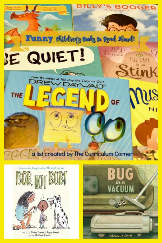 Funny Books for Read Alouds - The Curriculum Corner 123