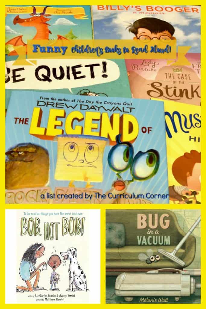 Funny Books for Read Alouds - The Curriculum Corner 123 Funny Books for Read Alouds - The Curriculum Corner 123