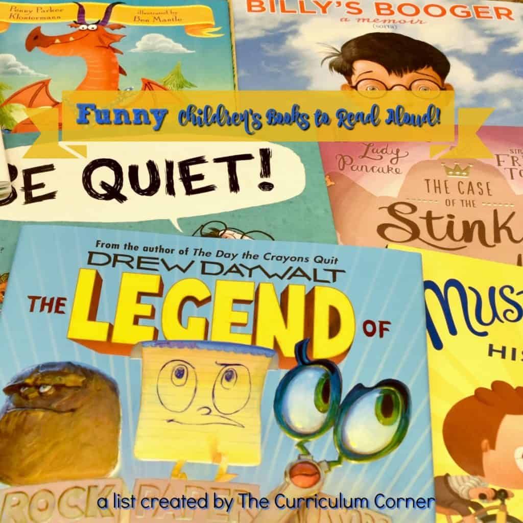Funny Children's Books to Read Aloud by The Curriculum Corner The
