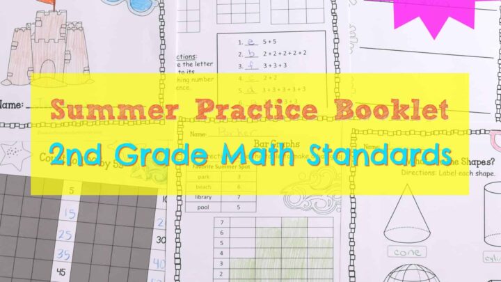 FREE Summer Math Practice Booklet from The Curriculum Corner