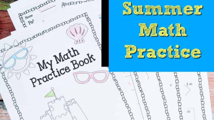 FREE 3rd Grade Standards Summer Math Practice Booklet from The Curriculum Corner feature